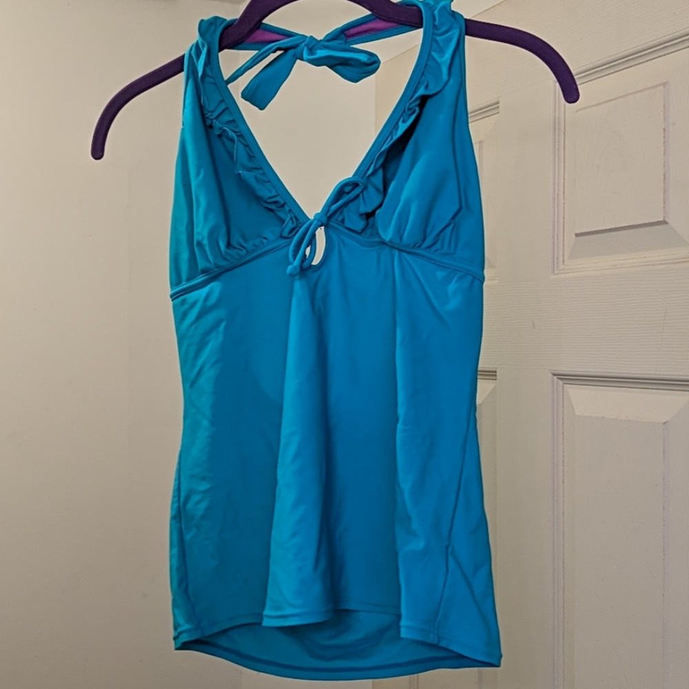 Teal swim top